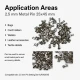 2.5 mm Steel Pin, 25x45 mm, 5000 Pieces Bulk Pack for Textile and Leather Manufacturing
