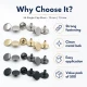 54 Single Cap Rivet 12 mm (0.47") / 7.5 mm (0.29") Post Steel Rivet Set - 500 Pieces