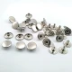 54 Single Cap Rivet 12 mm (0.47") / 7.5 mm (0.29") Post Steel Rivet Set - 500 Pieces