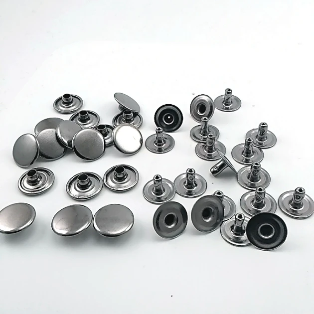 54 Single Cap Rivet 12 mm (0.47") / 7.5 mm (0.29") Post Steel Rivet Set - 500 Pieces