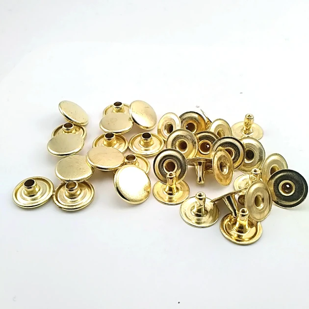 54 Single Cap Rivet 12 mm (0.47") / 7.5 mm (0.29") Post Steel Rivet Set - 500 Pieces
