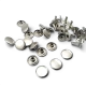 54 Single Cap Rivet 12 mm (0.47") / 7.5 mm (0.29") Post Steel Rivet – 500 Pieces R0004