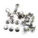 54 Single Cap Rivet 12 mm (0.47") / 7.5 mm (0.29") Post Steel Rivet – 500 Pieces R0004