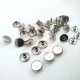 54 Rivet 12 mm (0.47") Cap / 7 mm (0.28") Post Brass Rivet for bags, belts, wallets, and textile accessories - 500 Pieces