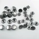 54 Rivet 12 mm (0.47") Cap / 7 mm (0.28") Post Brass Rivet for bags, belts, wallets, and textile accessories - 500 Pieces