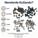 33.5 Single Cap Rivet 9.5 mm (0.37") / 7.5 mm (0.29") Post Steel Rivet for bags, leather goods, and textile accessories