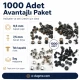 33.5 Single Cap Rivet 9.5 mm (0.37") / 7.5 mm (0.29") Post Steel Rivet for bags, leather goods, and textile accessories