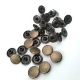61 Rivet 15 mm (0.59") Cap with 7 mm (0.28") Post Steel Rivet for bags, belts, and leather goods - 500 Pieces
