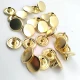 61 Double Cap Rivet 15 mm (0.59") Cap, 12 mm (0.47") Back Cap, 7 mm (0.28") Post Steel Rivet Set - 500 Sets