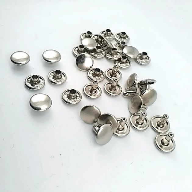 0,35" Rivet 9 mm Double Cap Rivet, Metal Material (1000 Pieces/Pack) R00335CFT