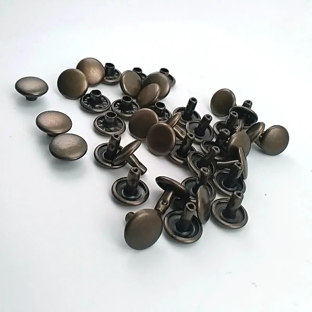0,35" Rivet 9 mm Double Cap Rivet, Metal Material (1000 Pieces/Pack) R00335CFT
