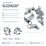 N5 / #5 Single-Pull Nylon Coil Zipper Slider for Tents, Awnings and Luggage EKRSTT10
