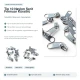 N5 / #5 Single-Pull Nylon Coil Zipper Slider for Tents, Awnings and Luggage, durable PP material, ideal for outdoor and