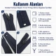 Naylon Cüzdan Fermuarı 12 cm T5, Kapalı Uçlu, Lacivert Renk, Mini Cep ve Organizer İçin Uygun