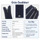 Naylon Cüzdan Fermuarı 12 cm T5, Kapalı Uçlu, Lacivert Renk, Mini Cep ve Organizer İçin Uygun