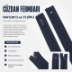Cüzdan Fermuarı Naylon 13 cm T5 Cep, Kılıf ve Organizer İçin Dipli ENC0013T5