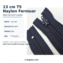 Nylon Wallet Zipper 13 cm T5 Bottom - ENC0013T5