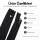 Nylon Wallet Zipper 15 cm #3 Bottom