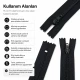 Cüzdan Fermuarı Naylon 15 cm T5, kapalı uçlu, mini cep, kılıf ve organizer için ideal