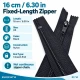 Pocket Zipper Nylon 16 cm #5 Black Closed-End – ENC0016T10 for zippered pocket applications