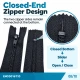 Pocket Zipper Nylon 16 cm #5 Black Closed-End – ENC0016T10 for zippered pocket applications
