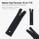 Pocket Zipper Nylon 16 cm / 6.30 in N5 Combi Puller Closed End for jackets, bags, and pockets
