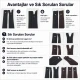 Naylon Pantolon ve Etek Fermuarı 16 cm T5, kapalı uçlu, siyah ve kahverengi renk seçenekleri ile pantolon, etek, şort ve