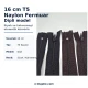 Nylon Pocket Zipper 16 cm #3 Bottom