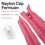 Nylon Pocket Zipper 18 cm T5 Bottom - ENC0018T5