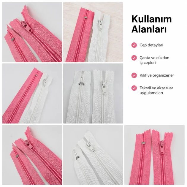 Nylon Pocket Zipper 18 cm T5 Bottom