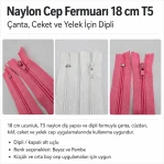 Pants and Skirt Zipper Nylon 18 cm / 7.09 in N3 Closed End ENC0018T5