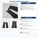 Invisible skirt and dress zipper 35 cm / 13.78 in closed end for seamless garment design