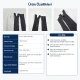Invisible skirt and dress zipper 35 cm / 13.78 in closed end for seamless garment design