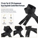 73 cm / 28.74 in N5 TPU-Coated Water-Resistant Two-Way Separating Zipper for Parkas and Outdoor Jackets ENC0073SG