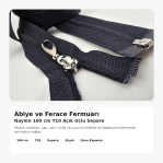 100 cm / 39.37 in N5 Nylon Coil Open-End Separating Zipper for Evening Dresses and Ferace EPR00100T10