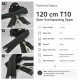 120 cm / 47.24 in N5 Nylon Coil Open-End Separating Zipper in Petrol Green for Evening Dresses and Ferace
