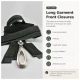 120 cm / 47.24 in N5 Nylon Coil Open-End Separating Zipper in Petrol Green for Evening Dresses and Ferace