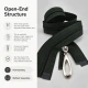 120 cm / 47.24 in N5 Nylon Coil Open-End Separating Zipper in Petrol Green for Evening Dresses and Ferace