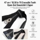 47 cm / 18.50 in T6 Crocodile Tooth Molded Sweatshirt Zipper, Open-End Separating for hoodies and lightweight outerwear