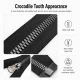 47 cm / 18.50 in T6 Crocodile Tooth Molded Sweatshirt Zipper, Open-End Separating for hoodies and lightweight outerwear