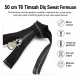 50 cm / 19.69 in T6 Crocodile Tooth Molded Sweatshirt Zipper, Open-End Separating for hoodies and jackets
