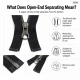 50 cm / 19.69 in T6 Crocodile Tooth Molded Sweatshirt Zipper, Open-End Separating for hoodies and jackets