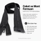 60 cm / 23.62 in T6 Molded Tooth Open-End Separating Zipper for Jackets and Coats