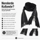 65 cm / 25.59 in N5 Nylon Coil Open-End Separating Jacket Zipper with Black Nickel Teeth for jackets, coats and outerwear