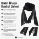 65 cm / 25.59 in N5 Nylon Coil Open-End Separating Jacket Zipper with Black Nickel Teeth for jackets, coats and outerwear