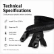 70 cm / 27.56 in T6 Molded Sweatshirt Zipper, Two-Way Open-End Separating EPR0070T6C for hoodies, jackets, and lightweight