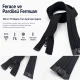 120 cm / 47.24 in N3 Reverse Nylon Coil Separating Zipper for Ferace and Long Modest Outerwear
