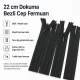 22 cm / 8.66 in Woven Tape Pocket Zipper for Bags, Cases and Organizers, Closed-End ZPG0022DKM