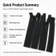 22 cm / 8.66 in Woven Tape Pocket Zipper for Bags, Cases and Organizers, Closed-End ZPG0022DKM