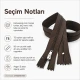 Hırka, yelek ve dış giyim için 50 cm T5 naylon dipli kahverengi fermuar